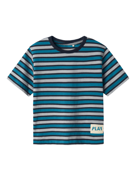 Mini T-Shirt BELANDO Fjord Blau Regular Fit
