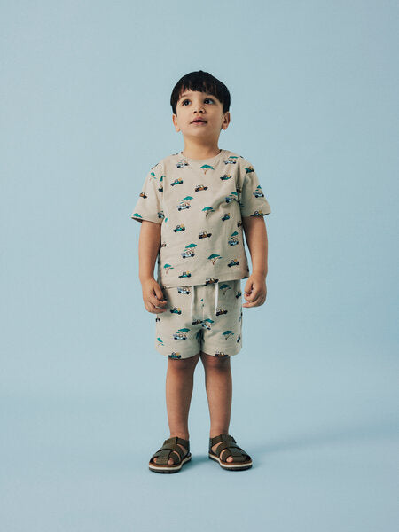 Mini T - shirt JIVAN Island Fossil Regular Fit