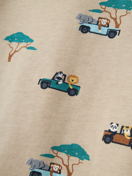 Mini T - shirt JIVAN Island Fossil Regular Fit