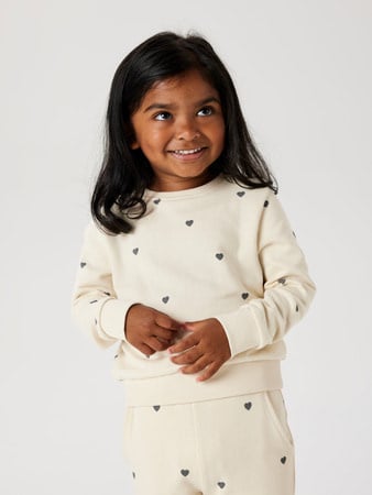 Mini Pullover VALBA Weiß Regular Fit