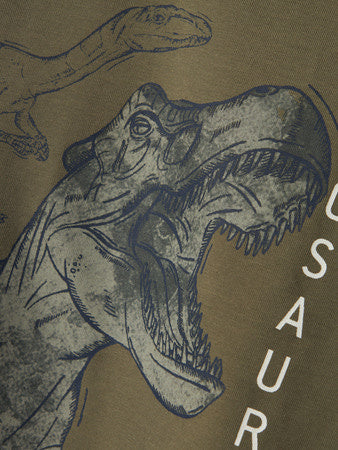 Mini Langarmshirt BENJAMINO Dusty Olive Regular Fit