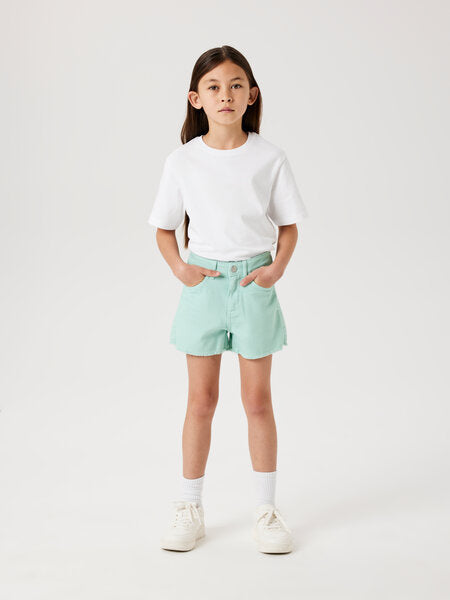 Kinder Shorts ROSE Blau Hell Mom Fit