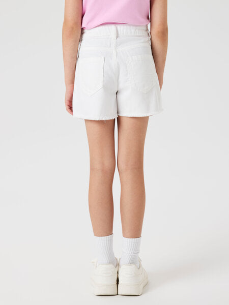 Kinder Shorts ROSE Lucent Weiß Mom Fit