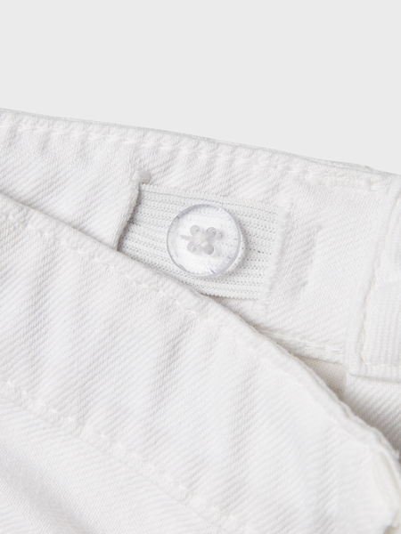 Kinder Shorts ROSE Lucent Weiß Mom Fit