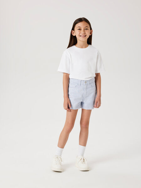Kinder Shorts ROSE Xenon Blau Mom Fit