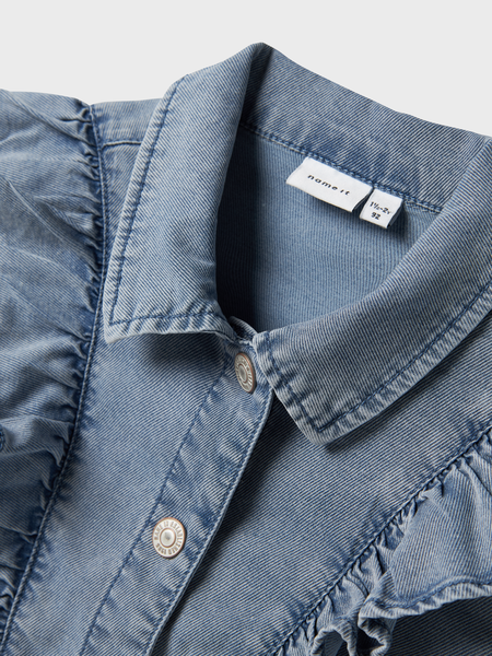 Mini Jeansjacke AMBER Light Blue Denim