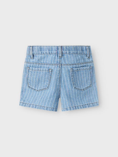 Mini short MACIE STRIPE Light Blue Denim MULTI Regular Fit