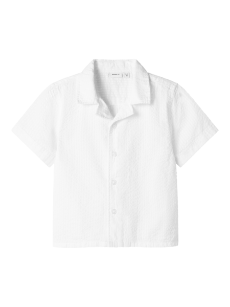 Mini blouse FEBEK Bright White Regular Fit