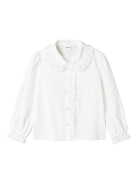 Mini blouse DIMINE Bright White Regular Fit