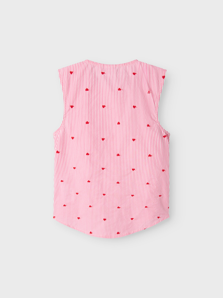 Kinder Top FAHEART Karmesinrot Herz Lässige Passform