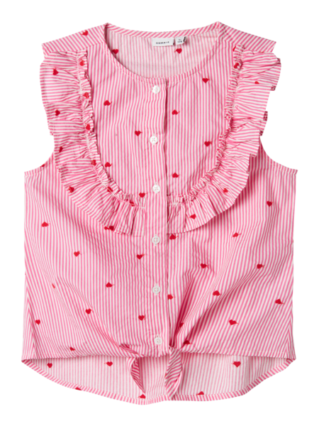 Kinder Top FAHEART Karmesinrot Herz Lässige Passform