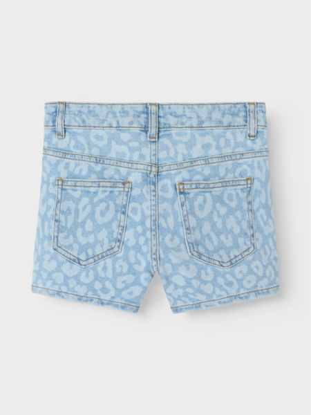 Kids short ROSE Light Blue Denim LEO Mom Fit