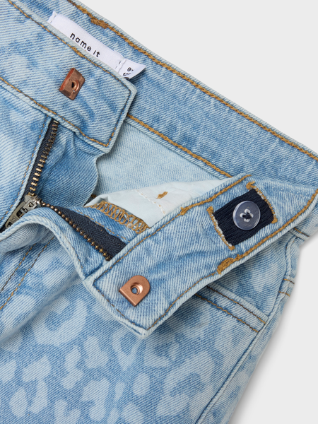 Kinder Shorts ROSE Hellblau Denim LEO Mom Fit
