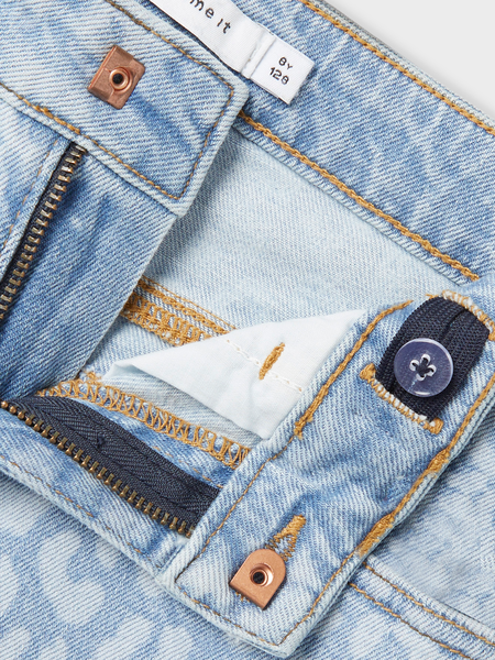 Kids spijkerbroek ROSE Light Blue Denim LEO Straight Fit