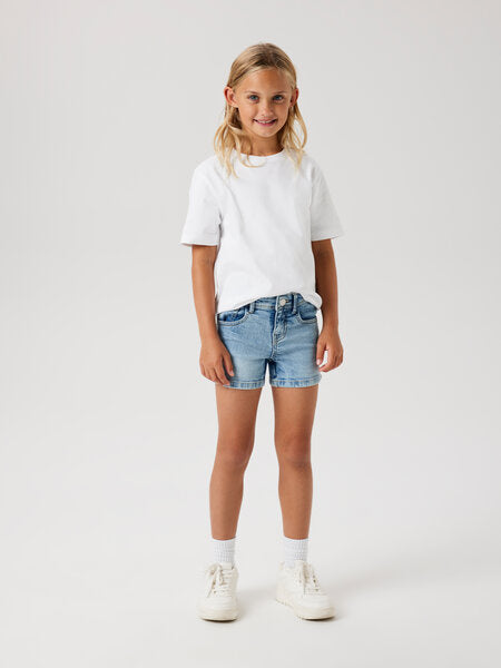 Kinder-Shorts SALLI Hellblau Denim Slim Fit