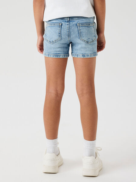 Kinder-Shorts SALLI Hellblau Denim Slim Fit