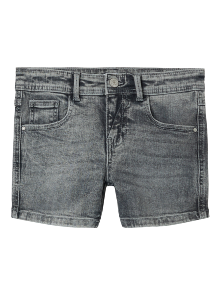Kinder-Shorts SALLI Hellgrau Denim Slim Fit