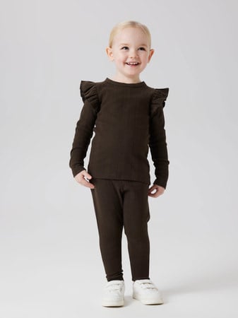 Mini legging JULIA Brown Regular Fit