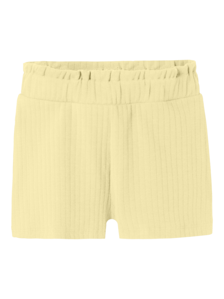 Mini short SURAJALI Pastel Yellow Regular Fit