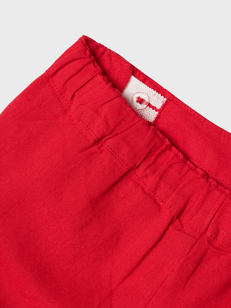 Mini short FALINNEN Chinese Red Regular Fit