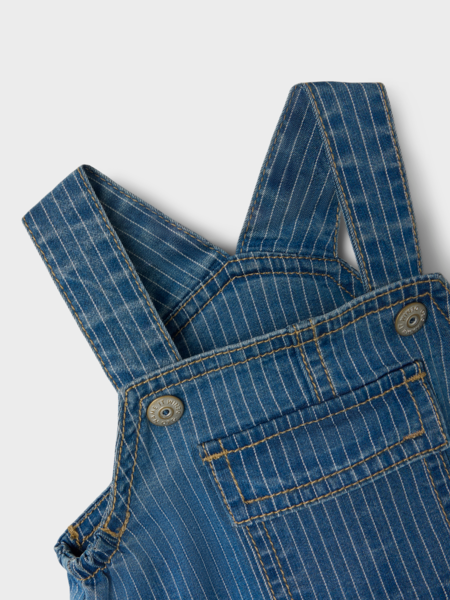 Baby Latzhose DEVIN Medium Blue Denim. Regular Fit