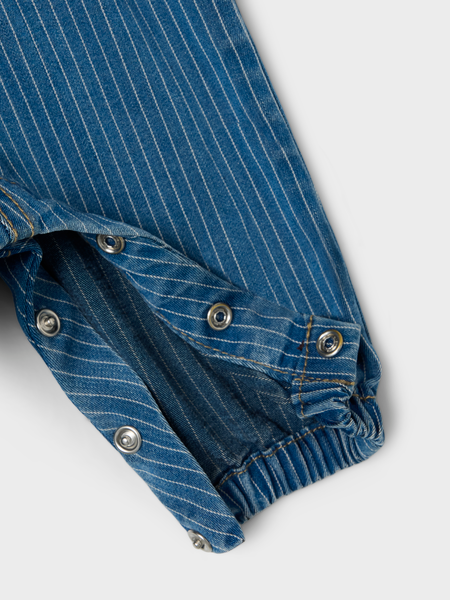 Baby Latzhose DEVIN Medium Blue Denim. Regular Fit