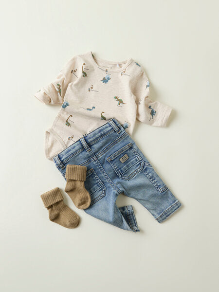 Baby spijkerbroek SILAS Vintage Light Blue Denim Slim Fit