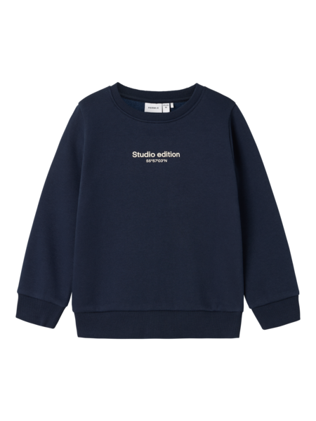 Mini Pullover BRODY Navy Blazer W. JET STREAM PRINT Regular Fit