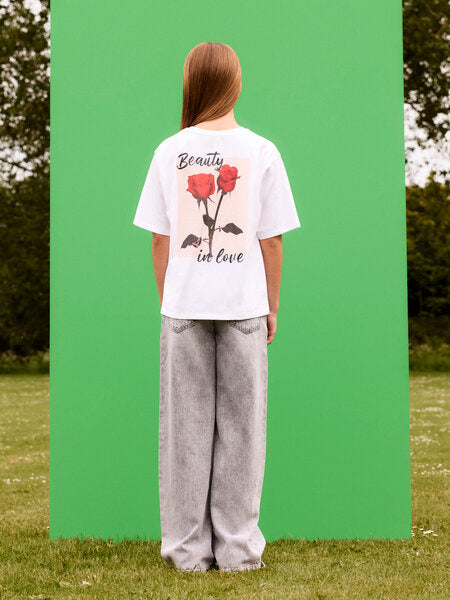 Kids T - shirt DELIK Bright White Standard Fit