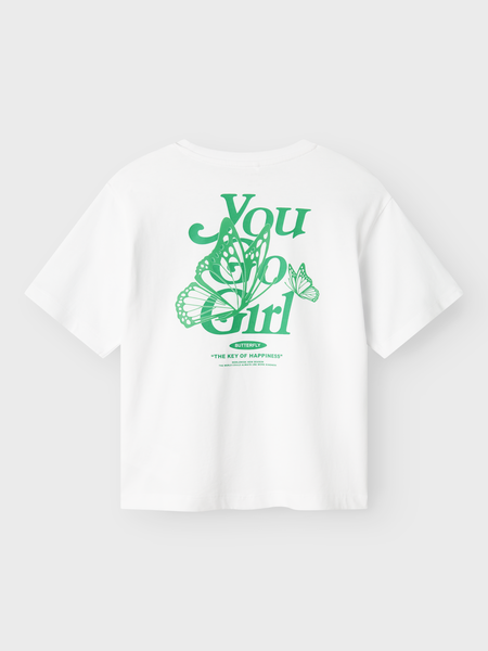 Kids T - shirt DABBO Bright White Standard Fit