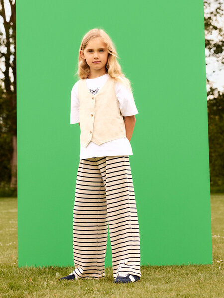 Kinder T-Shirt DANE Bright White SCHWARZ Regular Fit