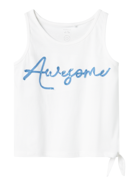 Kids tanktop FAGMAFOSU Bright White Regular Fit