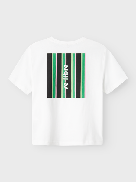 Kids T - shirt FALAURA Bright White BRIGHT GREEN Regular Fit