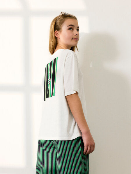 Kids T - shirt FALAURA Bright White BRIGHT GREEN Regular Fit