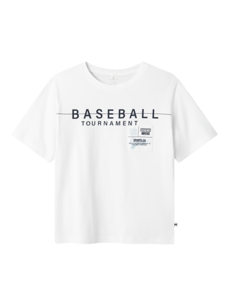 Kids T - shirt DENNIM Bright White Regular Fit