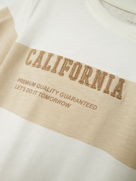 Kids T - shirt DORIO Bright White PEYOTE Standard Fit