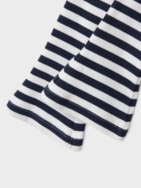 Mini Hose FOLISA Navy Blazer Bright White Flared Fit