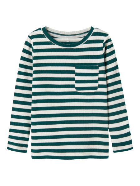 Mini Langarmshirt DEKAB Forest Biome Cloud Dancer Slim Fit