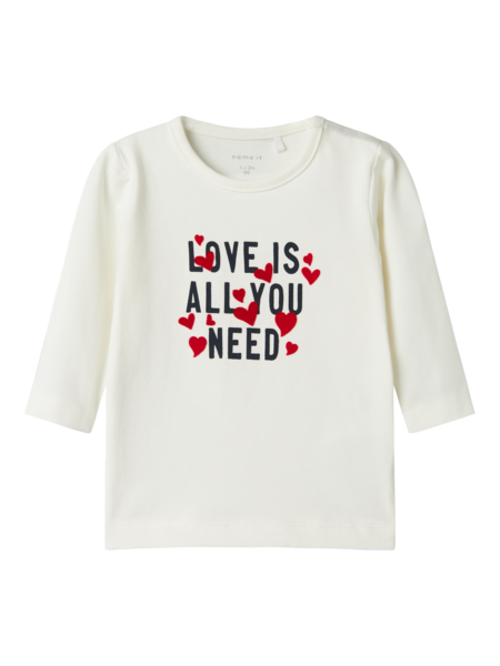 Baby Langarmshirt DONA Cloud Dancer Regular Fit