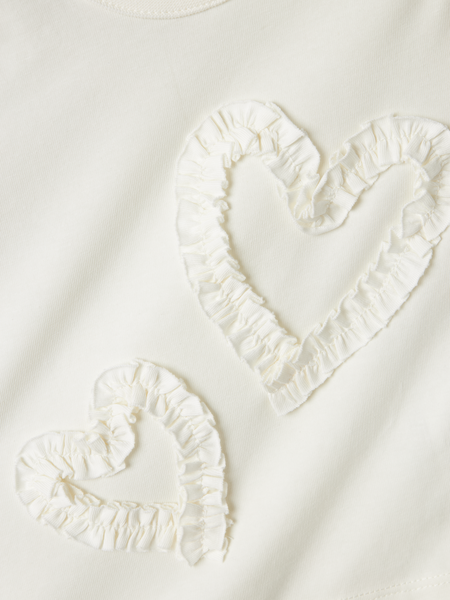 Baby meisjeName It baby T - shirt DUSSY Cloud Dancer Regular Fit Top DUSSY Cloud Dancer Regular Fit