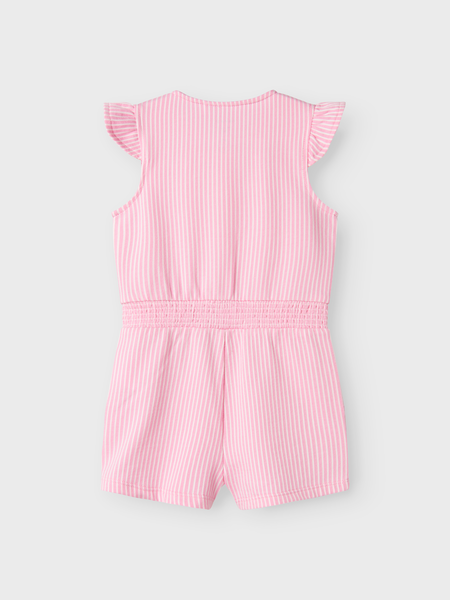 Mini jumpsuit FRIS Bright White Pink Frosting