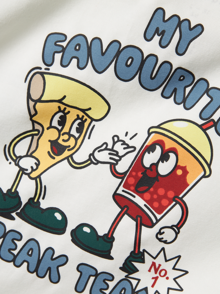 Mini T - shirt DAVID Cloud Dancer Regular Fit