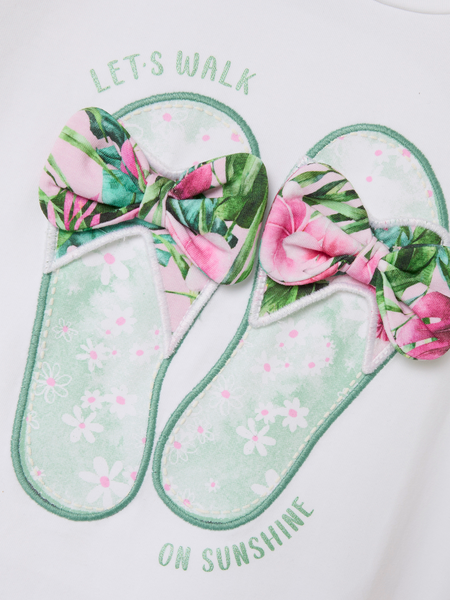 Mini T - shirt FIWI Bright White Standard Fit