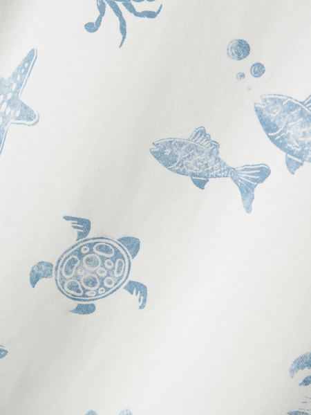 Mini T - shirt FILLE Cloud Dancer Slim Fit