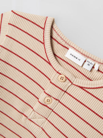 Mini Langarmshirt FULLY Red Ochre Regular Fit