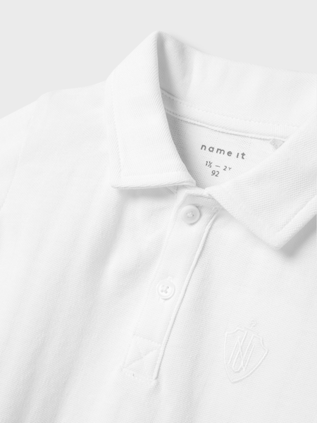 Mini polo FENE Bright White Regular Fit