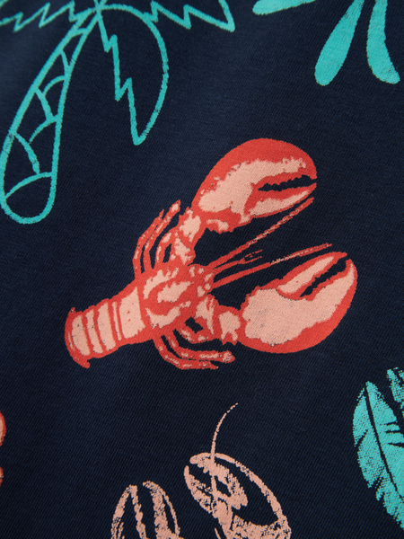 Mini T-Shirt FELEN Navy Blazer Slim Fit