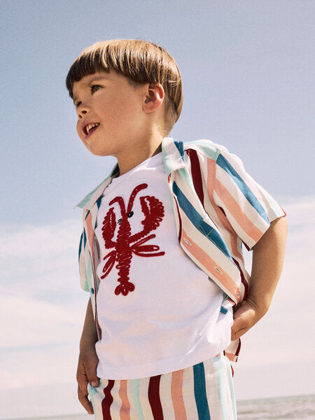 Mini T-Shirt FRITZ Bright White Regular Fit