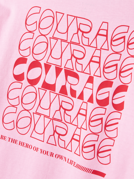 Kinder T-Shirt FADDA Pink Frosting Long Line Fit