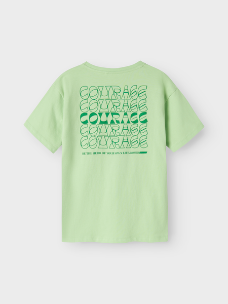 Kinder T-Shirt FADDA Arcadian Green Long Line Fit